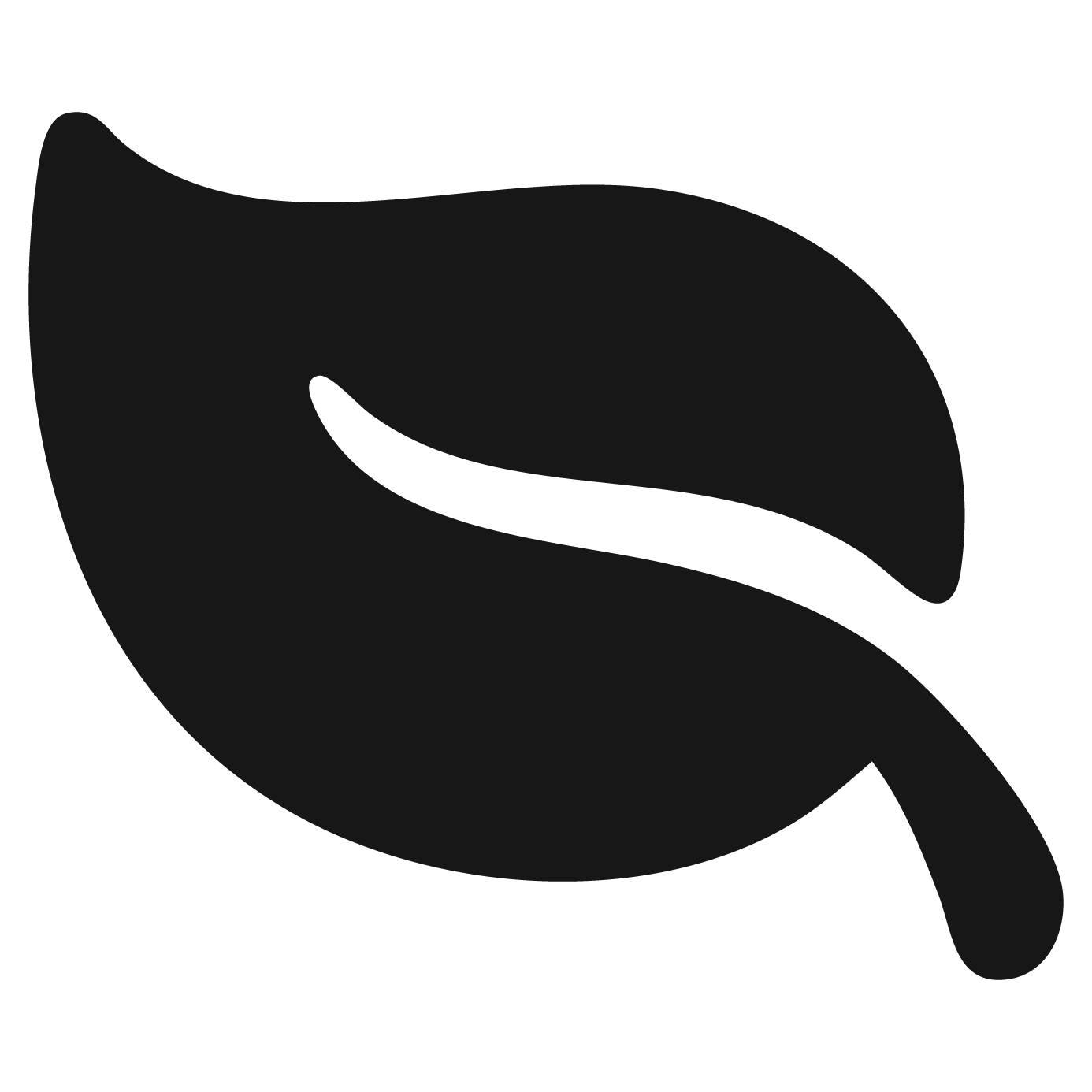 icon of a leave